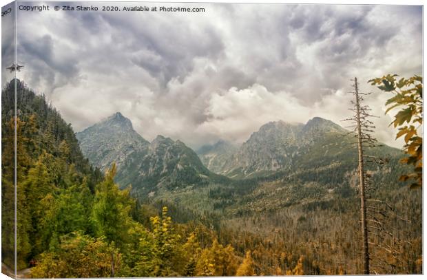Tatra mountains landscape Canvas Print by Zita Stanko