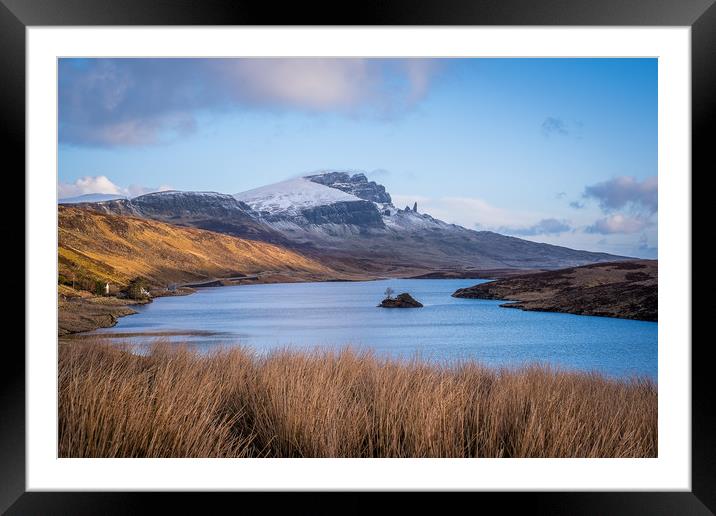 Loch Fada sunrise Framed Mounted Print by Kevin Ainslie