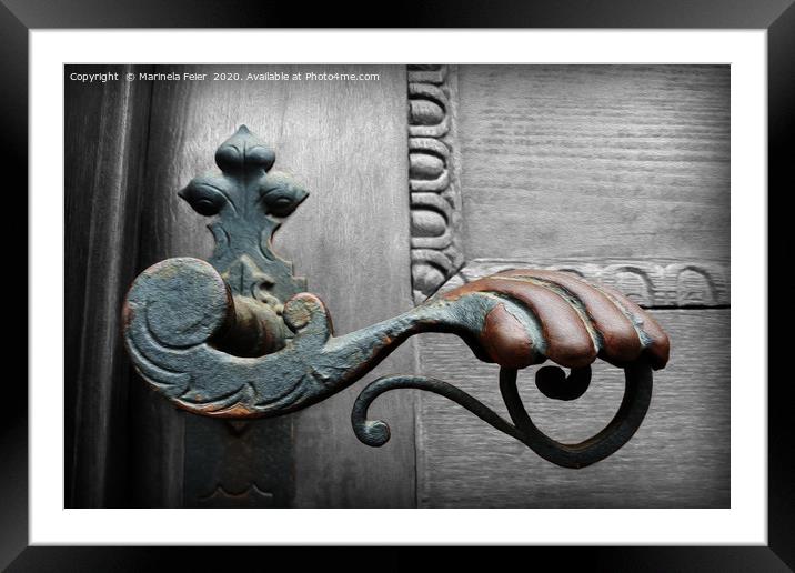 opening the gate Framed Mounted Print by Marinela Feier