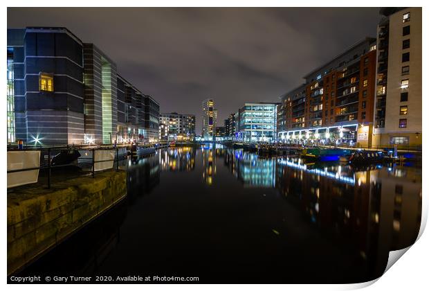 Clarence Dock 2020 Print by Gary Turner