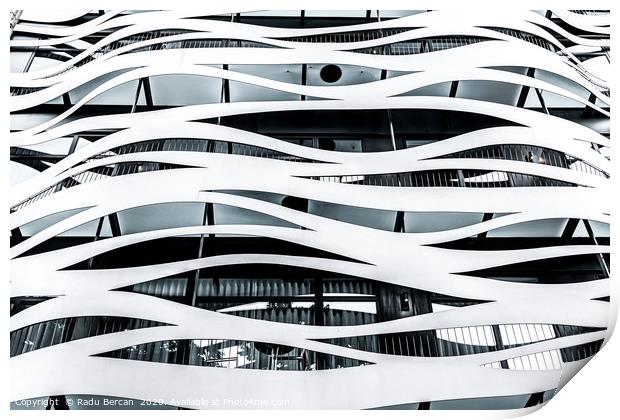 Modern Architecture, Minimal Futuristic Abstract Print by Radu Bercan