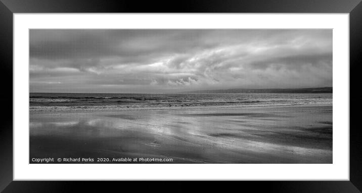 Stormy weather Framed Mounted Print by Richard Perks
