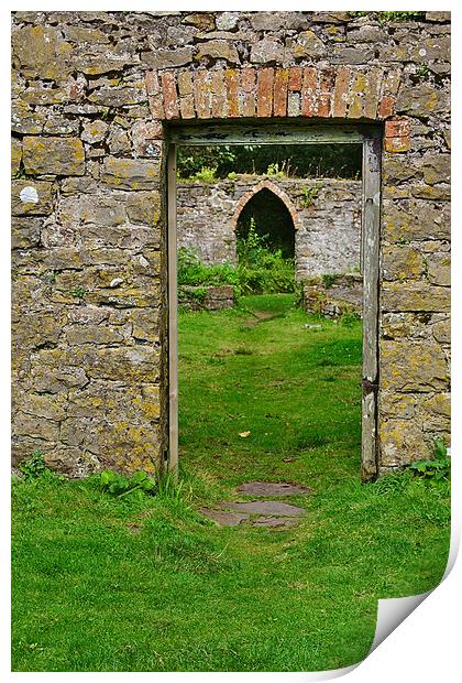 Old Doorways Print by Jeremy Hayden