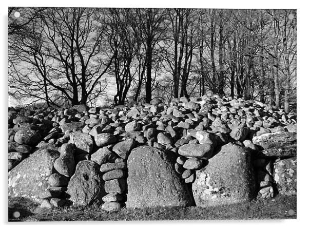 The Ancient Stones of Clava Acrylic by Jacqi Elmslie