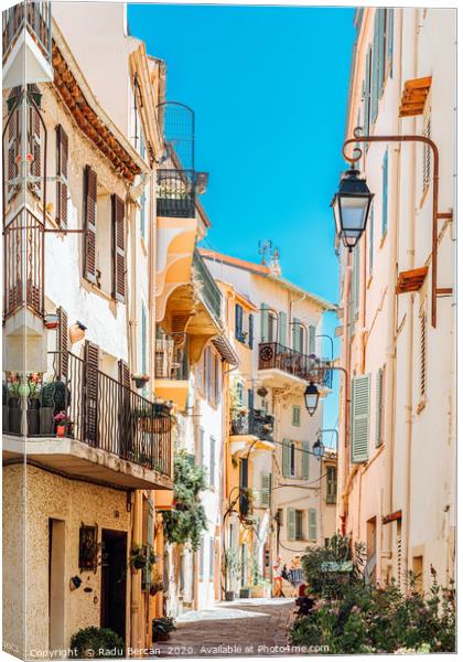 Cannes City, French Riviera, Travel Cote D'Azur Canvas Print by Radu Bercan