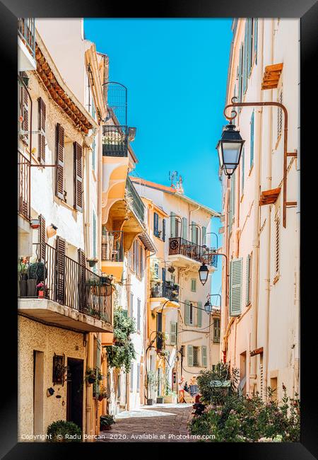 Cannes City, French Riviera, Travel Cote D'Azur Framed Print by Radu Bercan