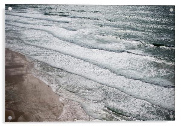 PORTUGAL ALGARVE LUZ BEACH ATLANTIC OCEAN Acrylic by urs flueeler