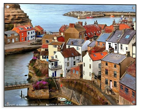 "Digital Staithes" Acrylic by ROS RIDLEY