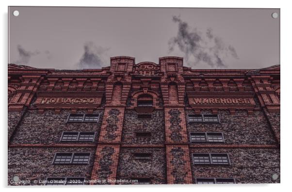 Liverpool Tobacco Warehouse Acrylic by Liam Neon