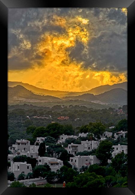 Stormy Sunset Framed Print by Dave Williams
