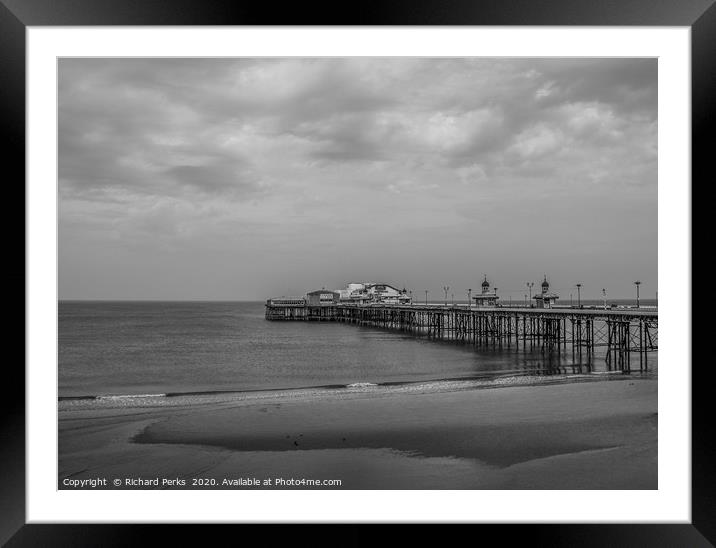 Blackpool pier Framed Mounted Print by Richard Perks