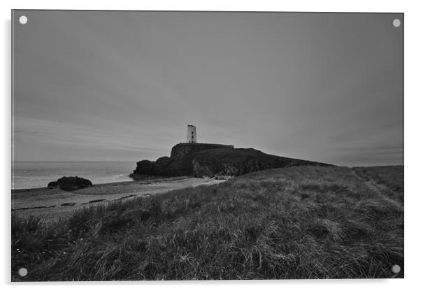 Ty Mawr lighthouse Ynys Llanddwyn, Anglesey Acrylic by Kevin Smith