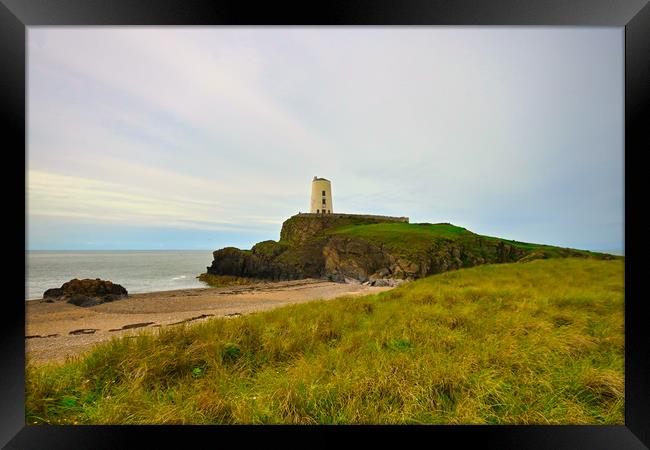 Ty Mawr Lighthouse Ynys Llanddwyn Anglesey Framed Print by Kevin Smith