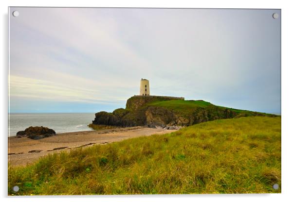 Ty Mawr Lighthouse Ynys Llanddwyn Anglesey Acrylic by Kevin Smith