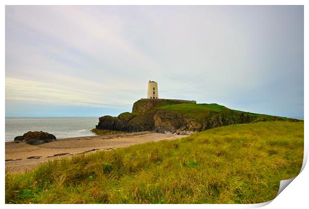 Ty Mawr Lighthouse Ynys Llanddwyn Anglesey Print by Kevin Smith