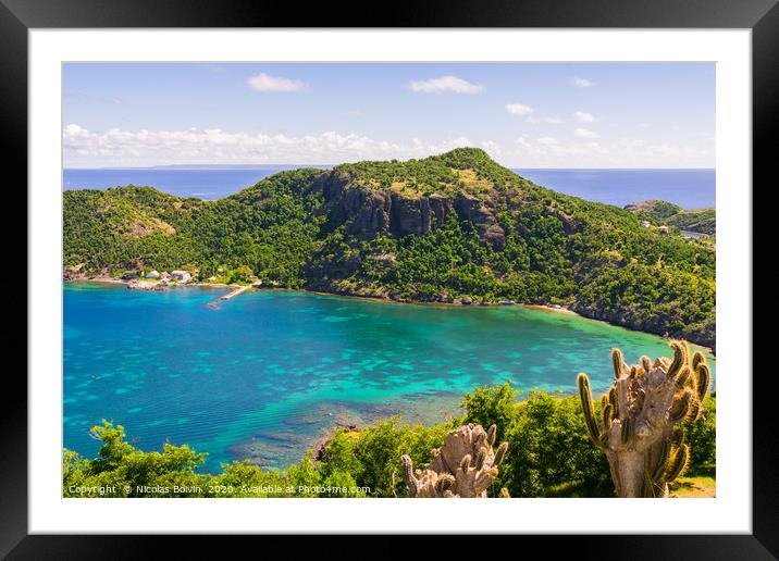 Terre-de-Haut Island, Les Saintes Framed Mounted Print by Nicolas Boivin