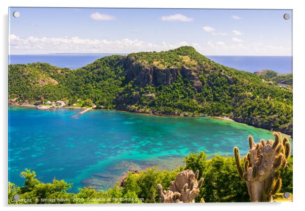 Terre-de-Haut Island, Les Saintes Acrylic by Nicolas Boivin