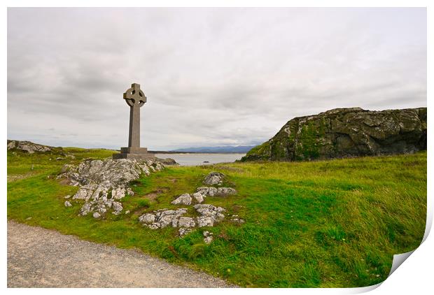 Celtic Cross Print by Kevin Smith