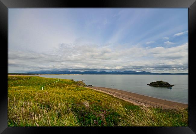 Ynys Llandwyn Anglesey Framed Print by Kevin Smith