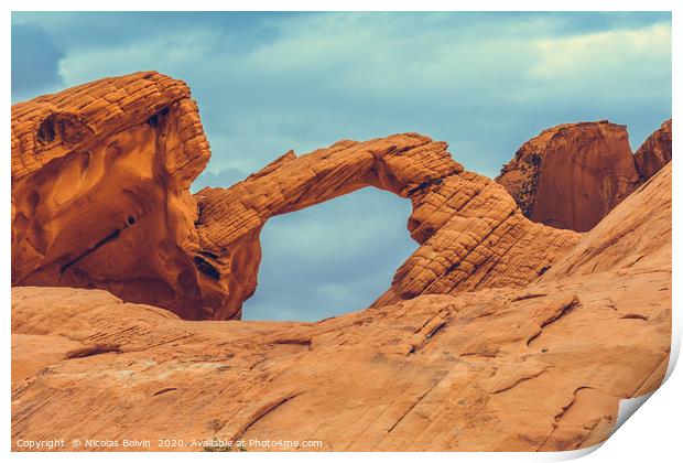 Valley of Fire State Park Print by Nicolas Boivin