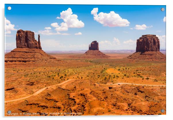 Monument Valley Acrylic by Nicolas Boivin