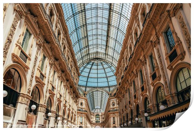 Galleria Vittorio Emanuele, Milan Dome Gallery Print by Radu Bercan