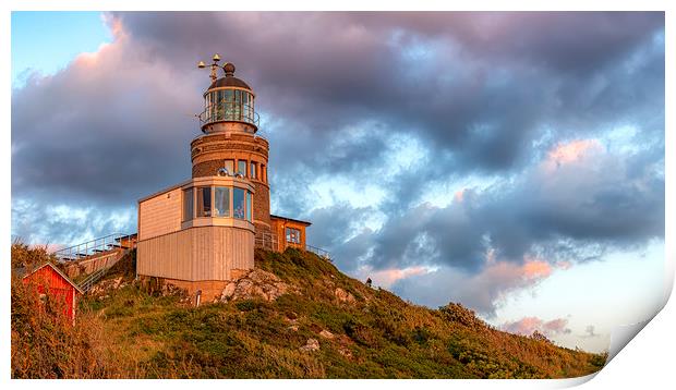 Kullaberg Main Lighthouse Panorama Print by Antony McAulay
