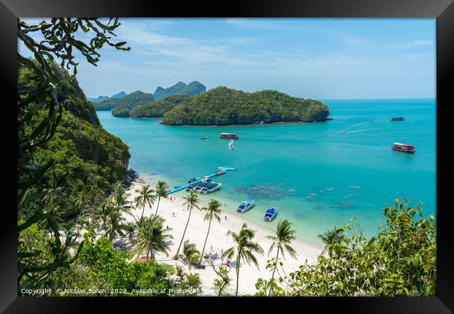 Angthong national marine park Framed Print by Nicolas Boivin