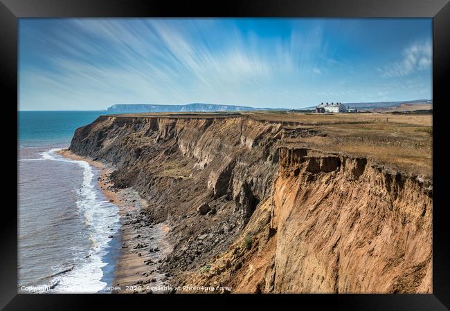 Path To Atherfied Point Framed Print by Wight Landscapes