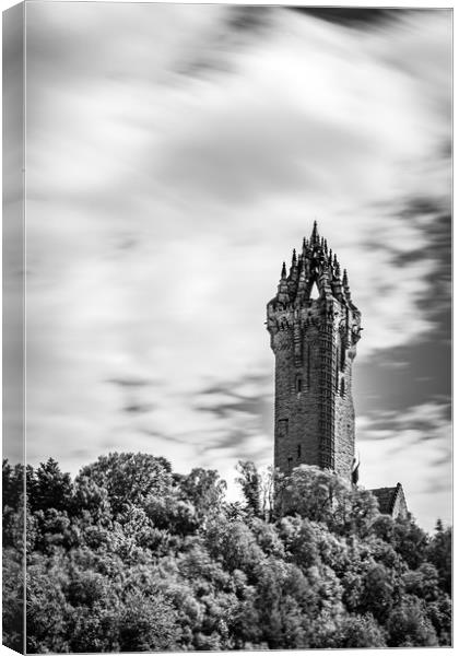 The Wallace Monument  Canvas Print by Steven Lennie