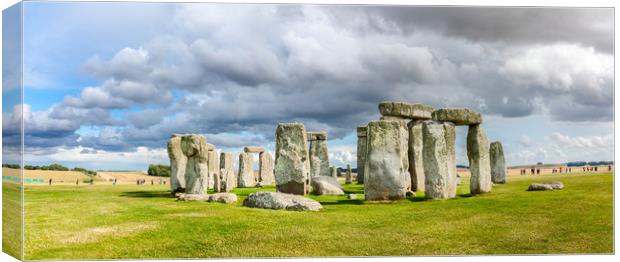  The prehistoric monument of Stonehenge  Canvas Print by Pere Sanz