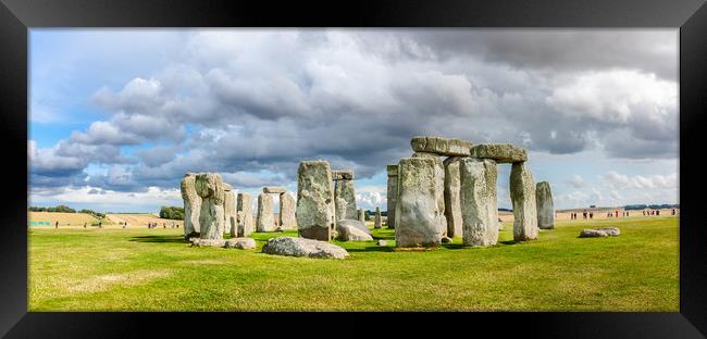  The prehistoric monument of Stonehenge  Framed Print by Pere Sanz