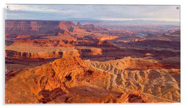 View from Deadhorse Point State Park in Utah at Su Acrylic by Pere Sanz