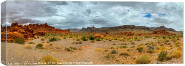 Valley of Fire State Park Canvas Print by Nicolas Boivin