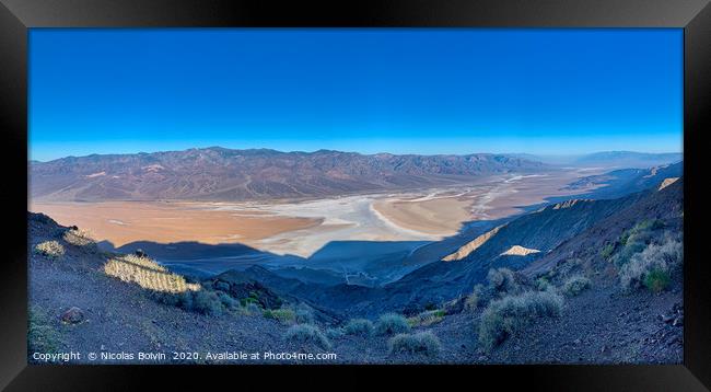 Death Valley national park Framed Print by Nicolas Boivin