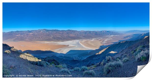 Death Valley national park Print by Nicolas Boivin