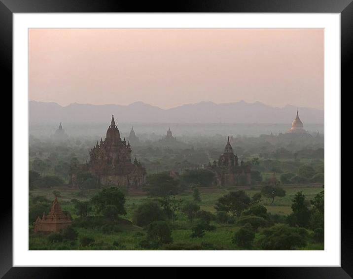 Beautiful Bagan Framed Mounted Print by Serena Bowles