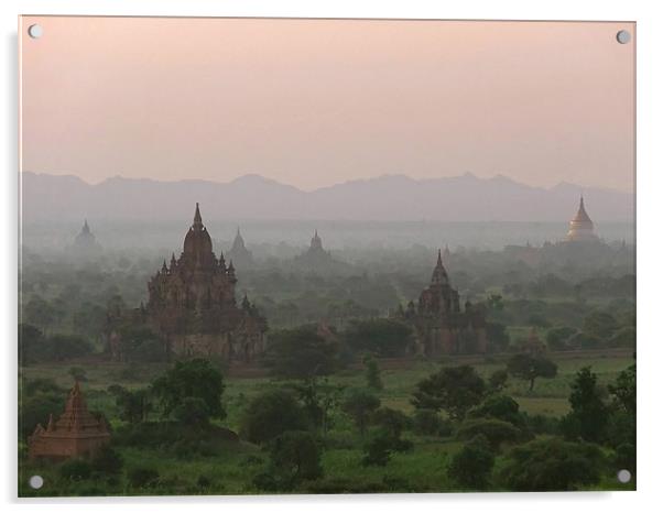 Beautiful Bagan Acrylic by Serena Bowles
