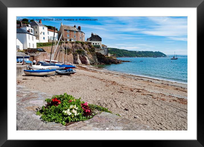 Cawsand Cornwall Framed Mounted Print by Kevin Britland