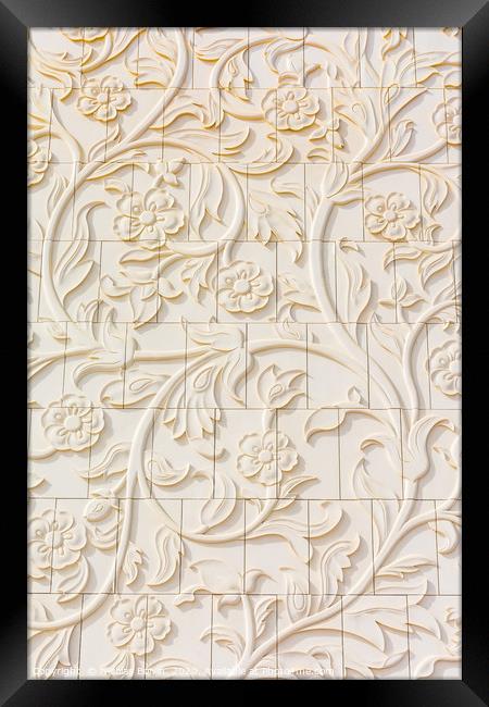 Sheikh Zayed grand mosque Framed Print by Nicolas Boivin