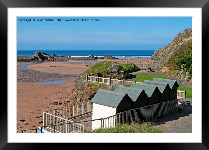 bude cornwall Framed Mounted Print by Kevin Britland