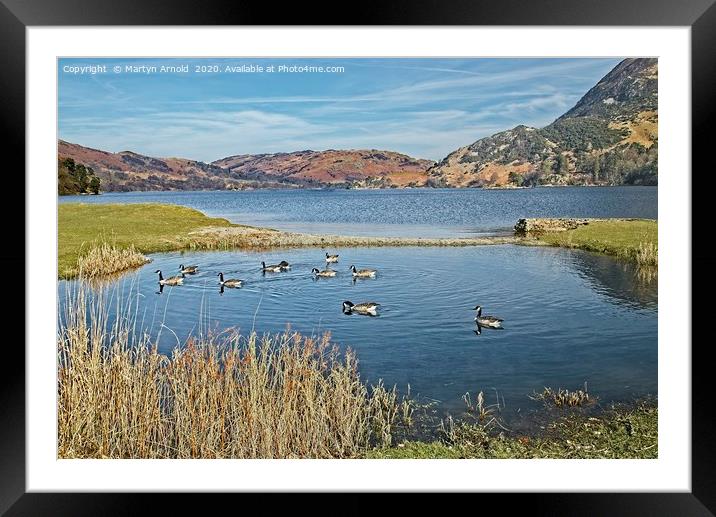 Ullswater from Glenridding Framed Mounted Print by Martyn Arnold