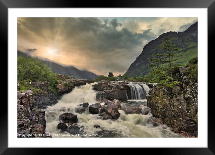 River Coe, Glencoe, Highlands, Scotland. Framed Mounted Print by Scotland's Scenery
