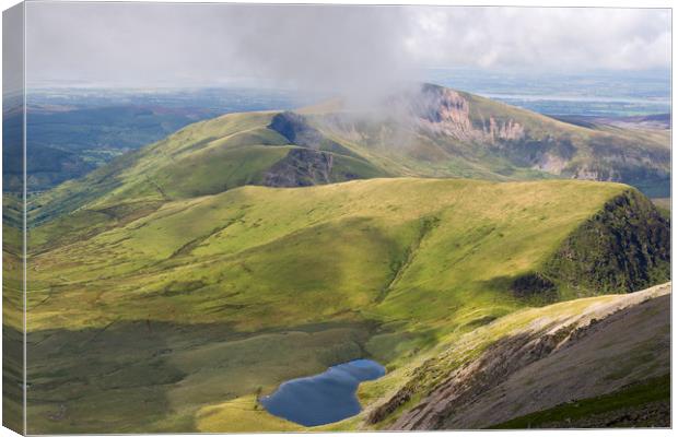View from Snowdon Summit, Wales Canvas Print by Pere Sanz