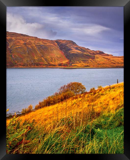 Skye View, Scotland, UK Framed Print by Mark Llewellyn