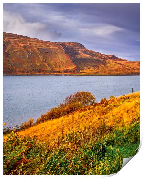 Skye View, Scotland, UK Print by Mark Llewellyn