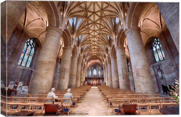 Tewkesbury Abbey Canvas Print by Jack Torcello