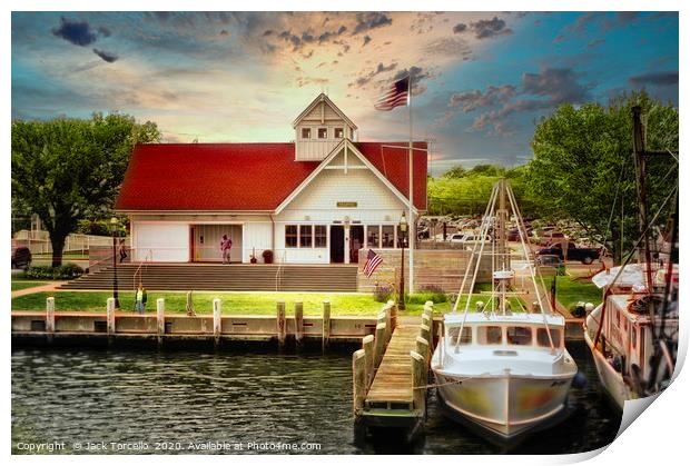 The Coastguard Cutter Hyannis Cape Cod Print by Jack Torcello