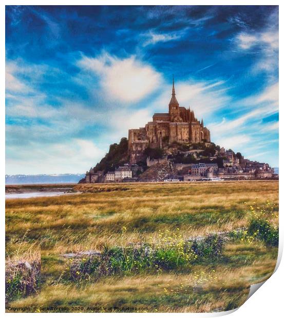 Mont St Michel, Normandie France Print by Jack Torcello