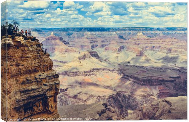 Grand Canyon view Canvas Print by Nicolas Boivin